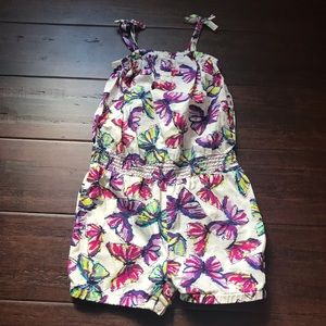 Girls Gymboree butterfly romper